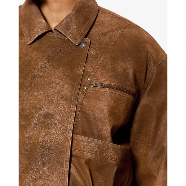 Isabel Marant Belma Jacket in Brown | Jackets | Coveti