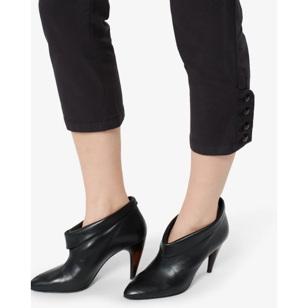 Isabel Marant Berna Pants in Black | Wide leg pants | Coveti