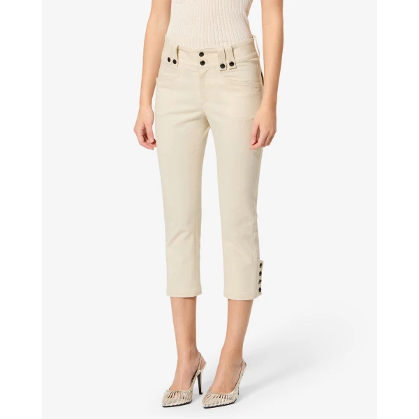 Isabel Marant Berna Pants in Ecru | Wide leg pants | Coveti