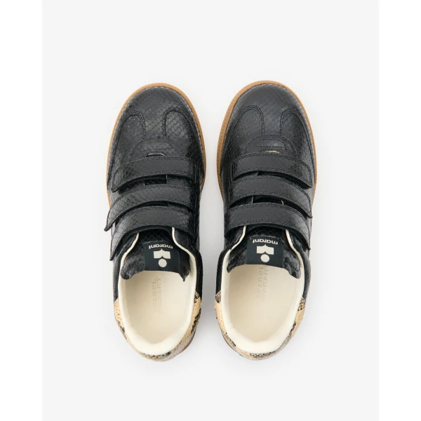 Isabel Marant Beth Sneakers in Black and Sahara | Sneakers | Coveti