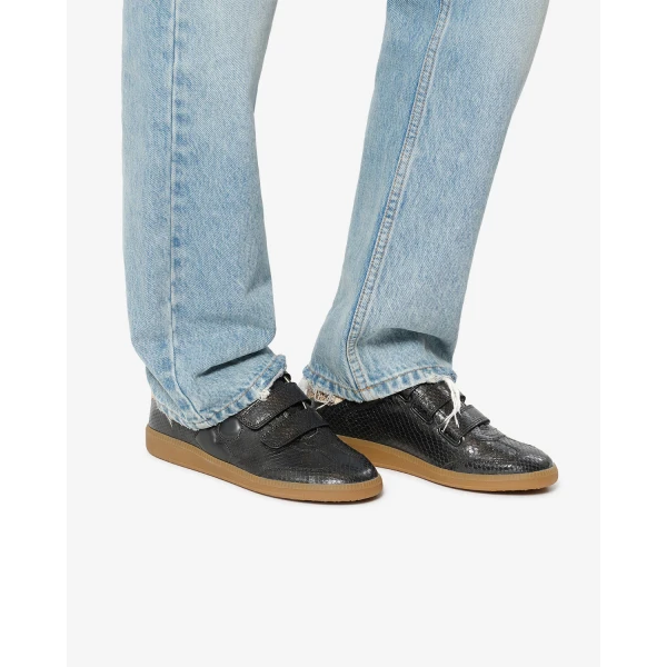 Isabel Marant Beth Sneakers in Black and Sahara | Sneakers | Coveti