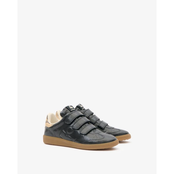 Isabel Marant Beth Sneakers in Black and Sahara | Sneakers | Coveti
