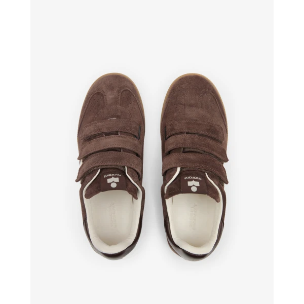 Isabel Marant Beth Sneakers in Chocolate and Milky White | Sneakers | Coveti