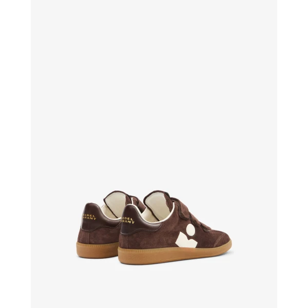 Isabel Marant Beth Sneakers in Chocolate and Milky White | Sneakers | Coveti