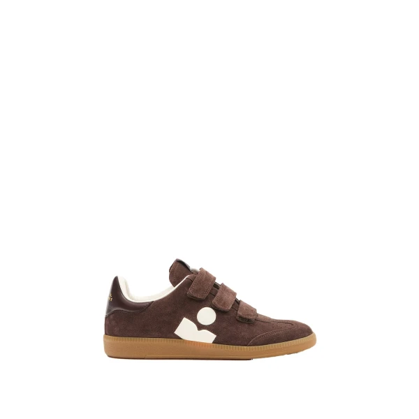 Isabel Marant Beth Sneakers in Chocolate and Milky White | Women | Coveti