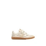 Isabel Marant Beth Sneakers in Light Gold and Light Blue Isabel Marant Beth Sneakers in Light Gold and Light Blue | Women | Coveti