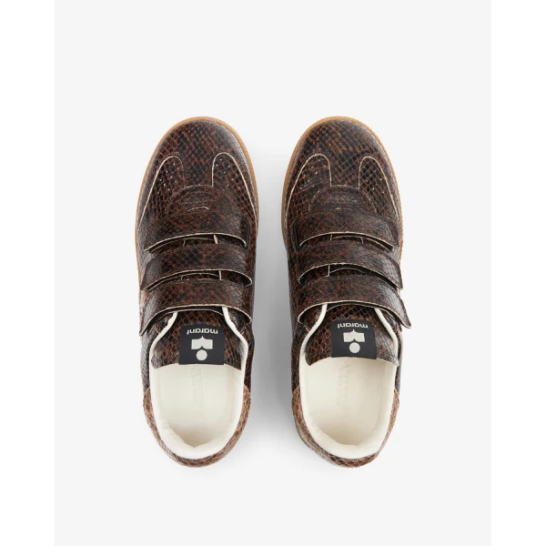 Isabel Marant Beth Sneakers in Mocha and Chestnut | Sneakers | Coveti