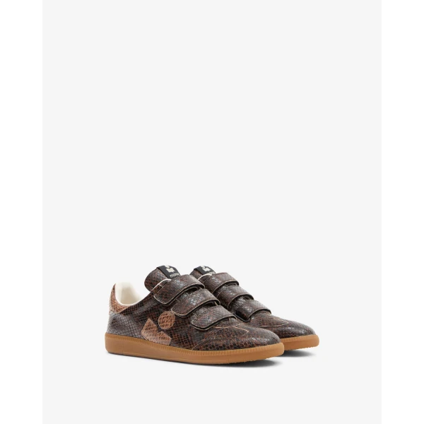 Isabel Marant Beth Sneakers in Mocha and Chestnut | Sneakers | Coveti