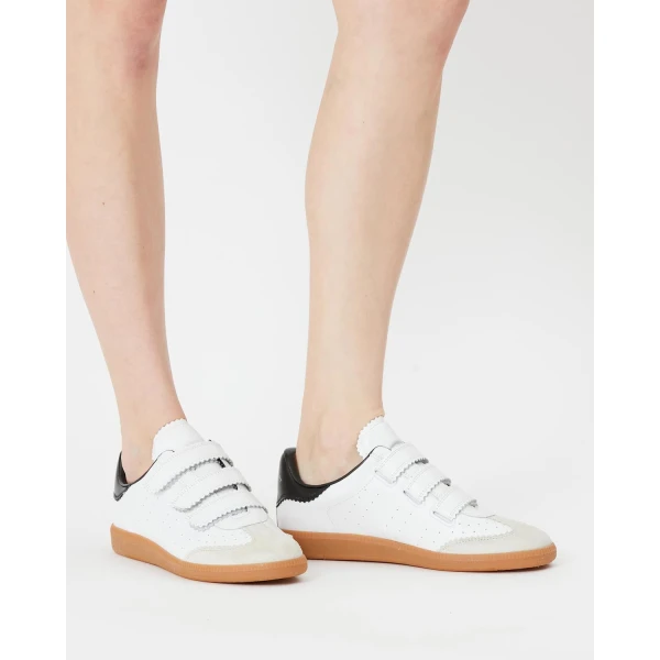 Isabel Marant Beth Sneakers in White | Sneakers | Coveti