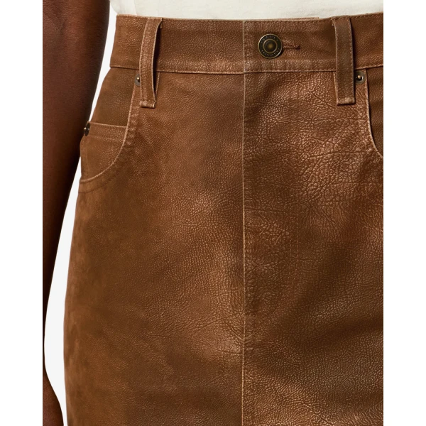 Isabel Marant Bisane Skirt in Brown | Midi Skirts | Coveti