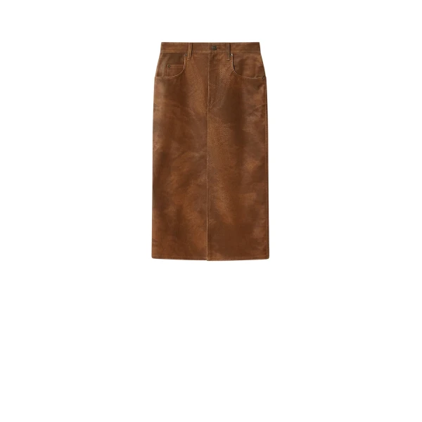 Isabel Marant Bisane Skirt in Brown | Women | Coveti
