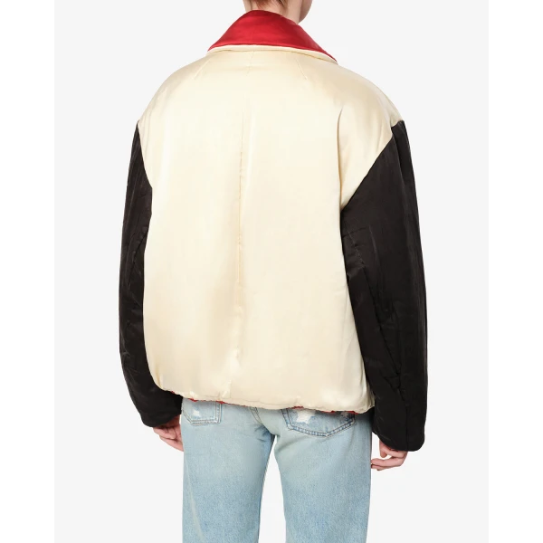 Isabel Marant Bleza Silk Coat in Champagne | Coats | Coveti