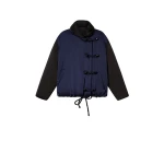 Isabel Marant Bleza Silk Coat in Midnight | Women | Coveti