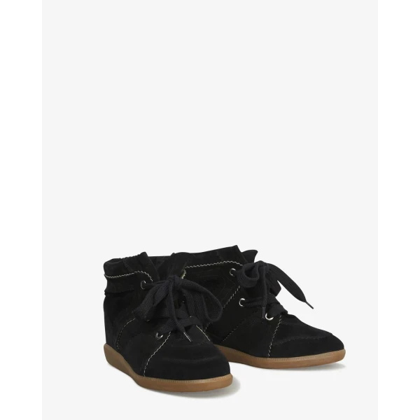 Isabel Marant Bobby Sneakers in Black | Sneakers | Coveti
