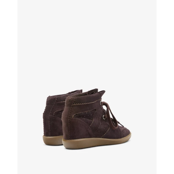 Isabel Marant Bobby Sneakers in Chocolate | Sneakers | Coveti