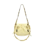 Isabel Marant Bolton Bag in Grained Leather, Butter Isabel Marant Bolton Bag in Grained Leather, Butter | Women | Coveti