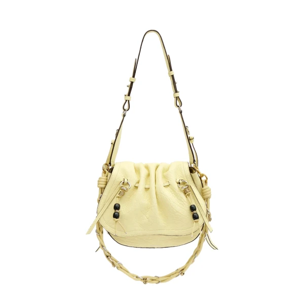 Bolton Bag in Grained Leather, Butter
