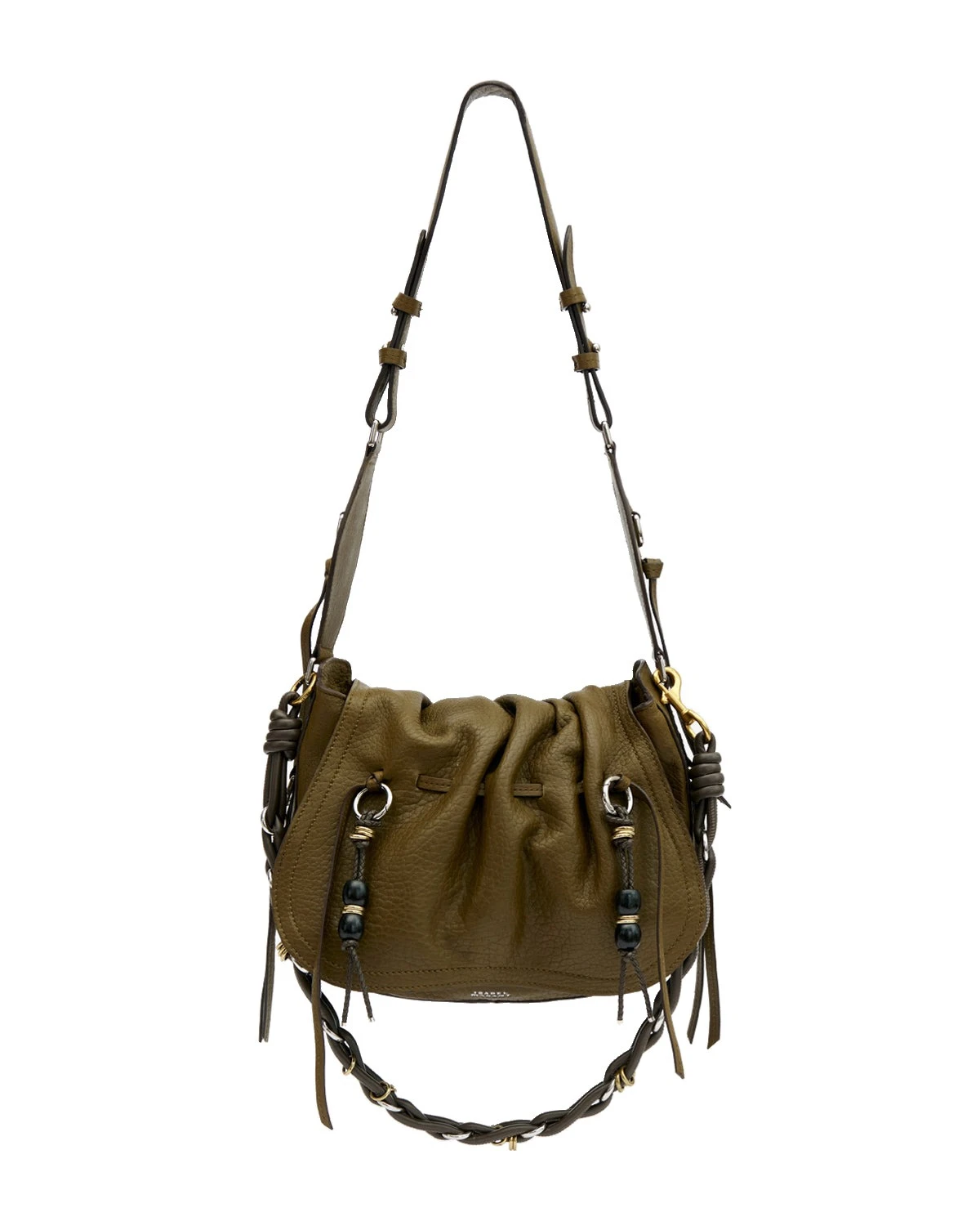 Isabel Marant Bolton Bag in Grained Leather, Khaki Isabel Marant Bolton Bag in Grained Leather, Khaki | Women | Coveti