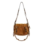 Isabel Marant Bolton Bag in Suede Leather, Cognac Isabel Marant Bolton Bag in Suede Leather, Cognac | Women | Coveti