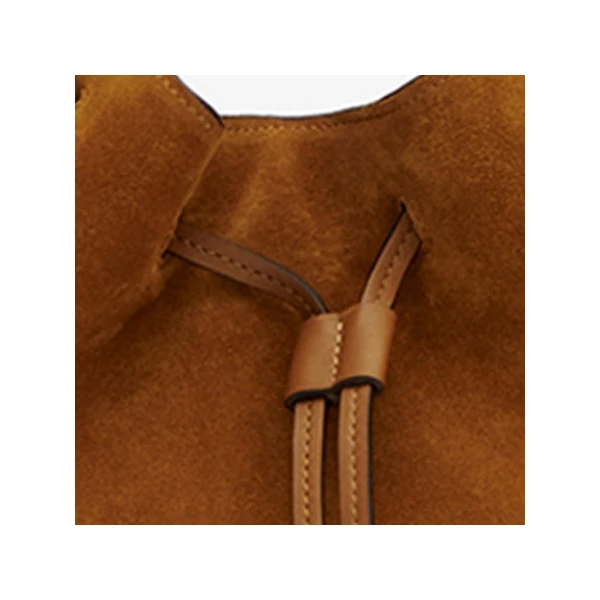Isabel Marant Bolton Hobo Bag in Suede Leather, Cognac | Shoulder & Crossbody Bags | Coveti