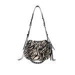 Isabel Marant Bolton Leather Bag in Zebra | Women | Coveti