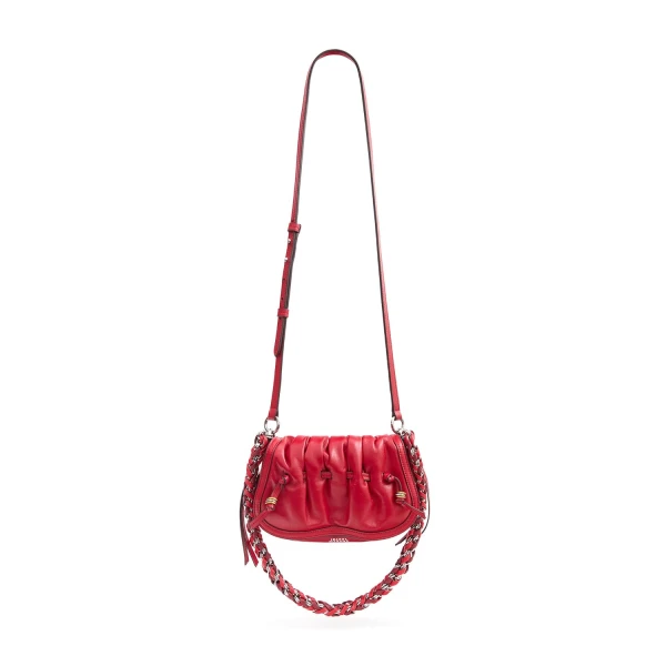 Bolton XS Leather Bag in Scarlet Red