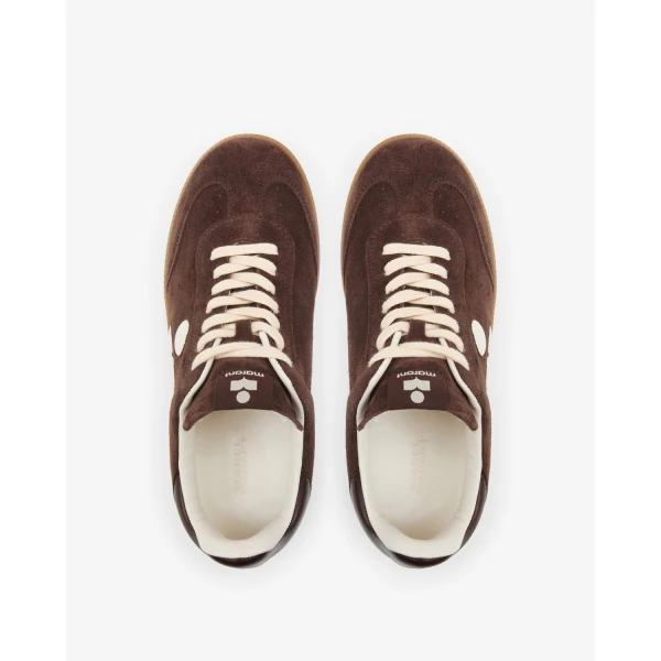 Isabel Marant Bryce Sneakers in Chocolate and Milky White | Sneakers | Coveti