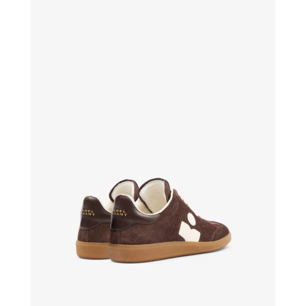 Isabel Marant Bryce Sneakers in Chocolate and Milky White | Sneakers | Coveti