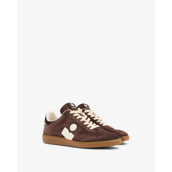Isabel Marant Bryce Sneakers in Chocolate and Milky White | Sneakers | Coveti