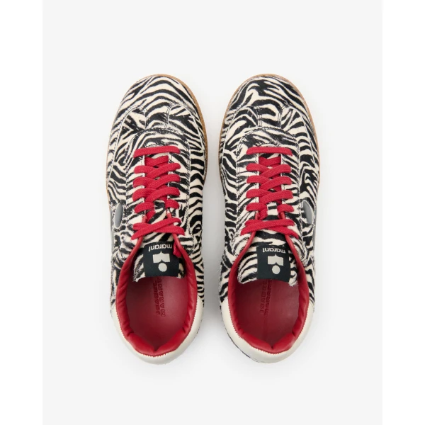 Isabel Marant Bryce Sneakers in Zebra | Sneakers | Coveti
