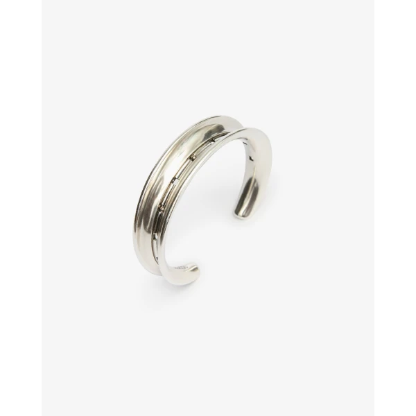 Isabel Marant Byrne Openwork Bangle in Silver | Bracelets | Coveti