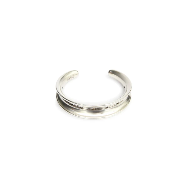 Byrne Openwork Bangle in Silver