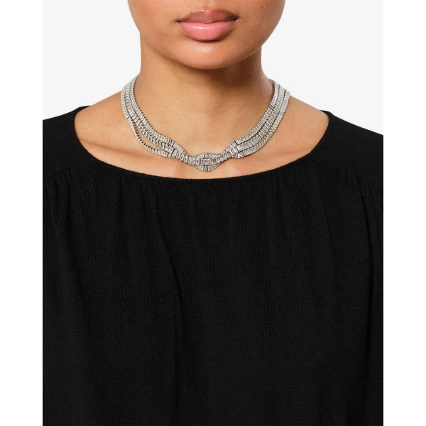 Isabel Marant Cara Choker in Silver | Necklace | Coveti