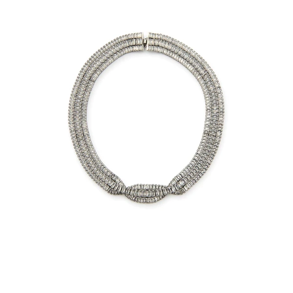 Cara Choker in Silver
