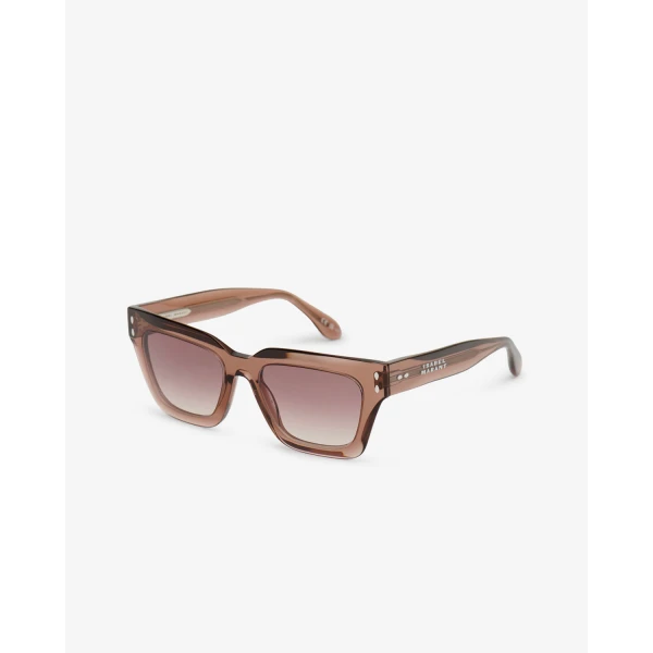 Isabel Marant Carmy Sunglasses in Brick and Red Shaded | Sunglasses | Coveti