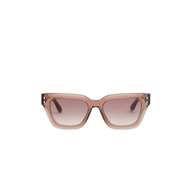 Carmy Sunglasses in Brick and Red Shaded