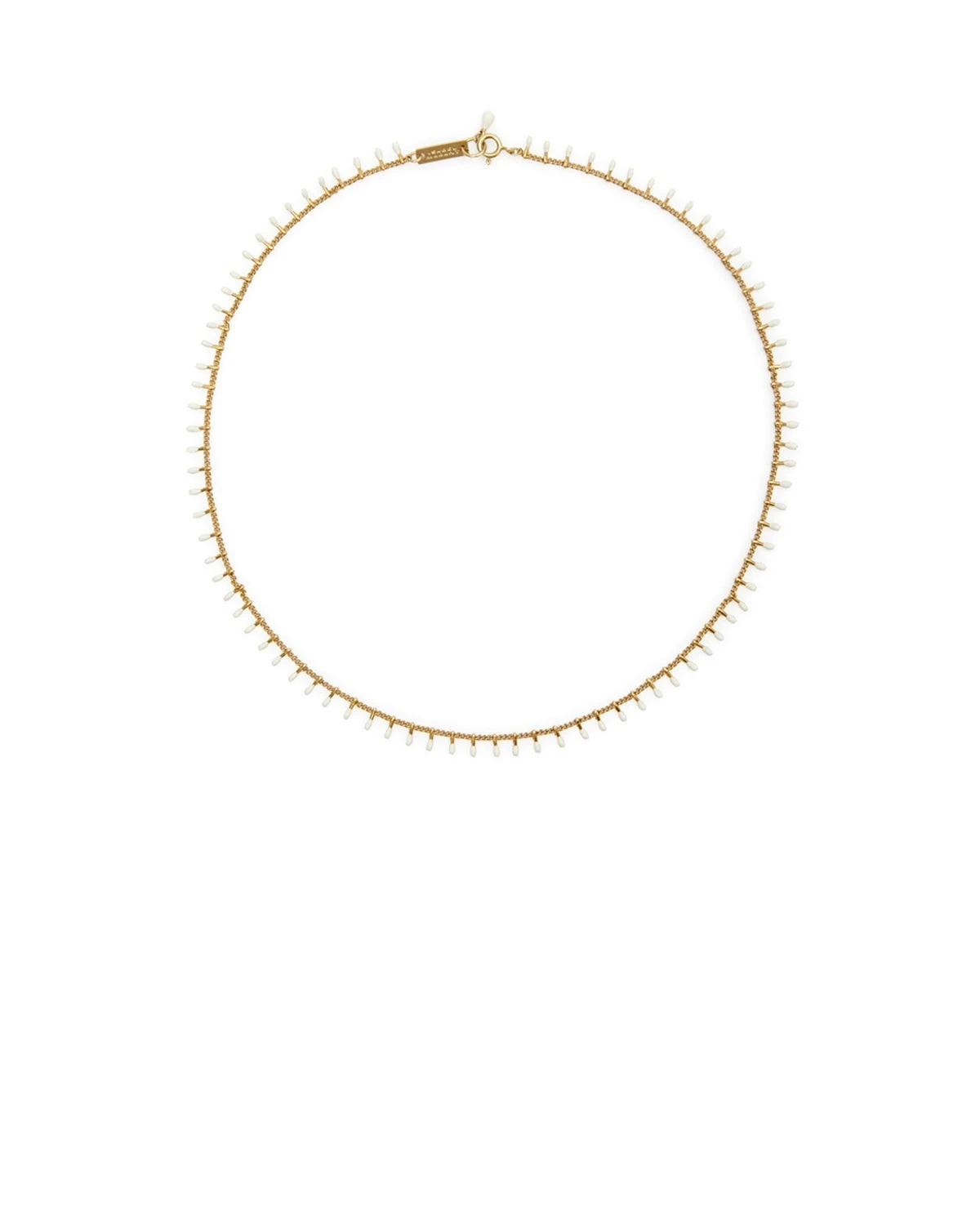 Isabel Marant Casablanca Necklace in Ecru Isabel Marant Casablanca Necklace in Ecru | Women | Coveti
