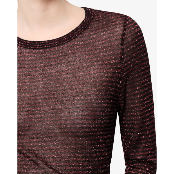 Isabel Marant Cenaya Sweater in Black and Red | Sweaters | Coveti