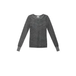 Isabel Marant Cenaya Sweater in Black and Silver | Women | Coveti