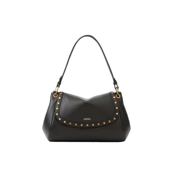 Chany M Leather Bag in Black