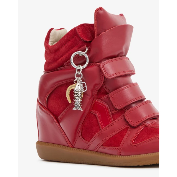 Isabel Marant Charm Keychain in Silver and Gold | Bag charms | Coveti