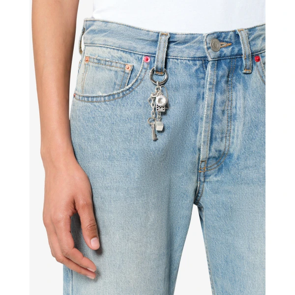 Isabel Marant Charm Keychain in Silver | Bag charms | Coveti