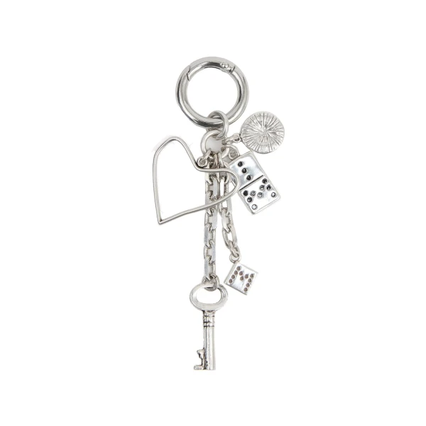 Charm Keychain in Silver