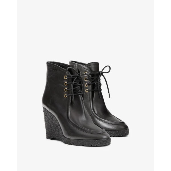 Isabel Marant Cylia Ankle Boots in Black | Boots | Coveti
