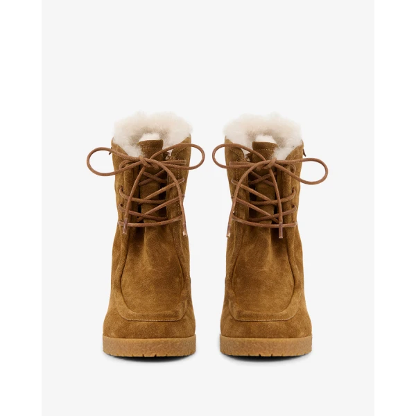 Isabel Marant Cylia Ankle Boots in Cognac | Boots | Coveti