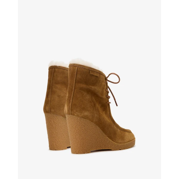 Isabel Marant Cylia Ankle Boots in Cognac | Boots | Coveti