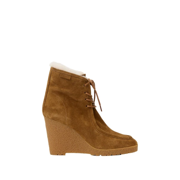 Cylia Ankle Boots in Cognac