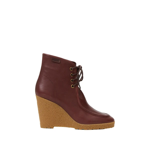 Cylia Ankle Boots in Dark Brown