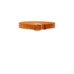 Isabel Marant Dara Calfskin Leather Belt in Cognac | Women | Coveti
