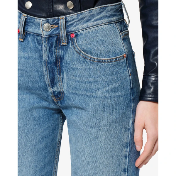 Isabel Marant Daya Regular Jeans in Blue | Denim | Coveti
